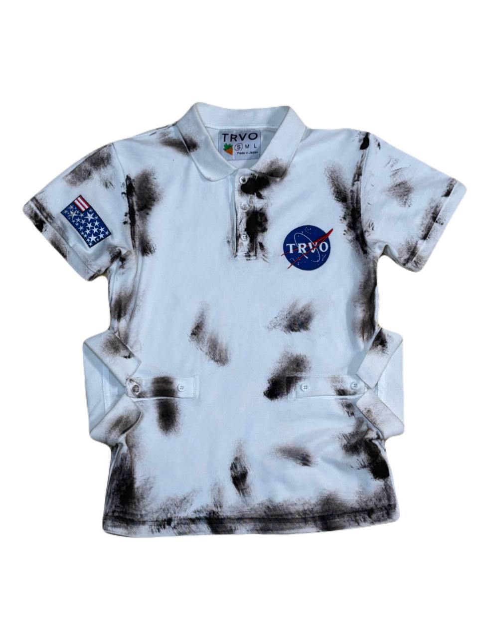 WHITE LUNAR DUST POLO