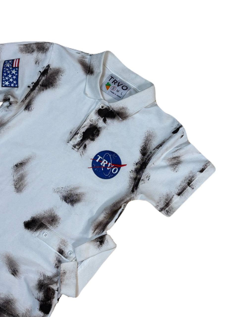 WHITE LUNAR DUST POLO